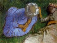 Degas, Edgar - Young Women Resting in a Field